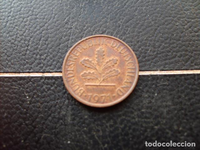 Monedas antiguas de Europa: ALEMANIA ( REP. FEDERAL ) 1 PFENNIG 1971 D