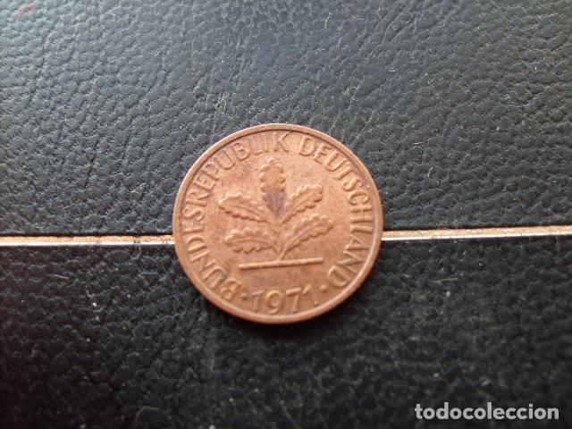 Monedas antiguas de Europa: ALEMANIA ( REP. FEDERAL ) 1 PFENNIG 1971 F