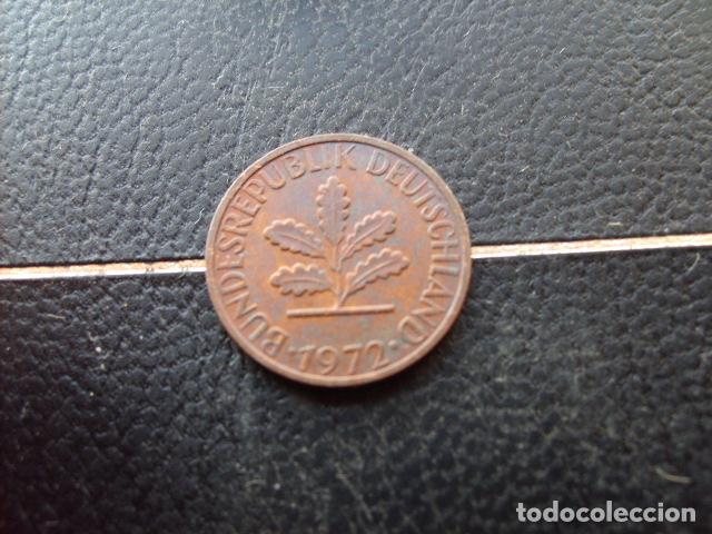 Monedas antiguas de Europa: ALEMANIA ( REP. FEDERAL ) 1 PFENNIG 1972 J