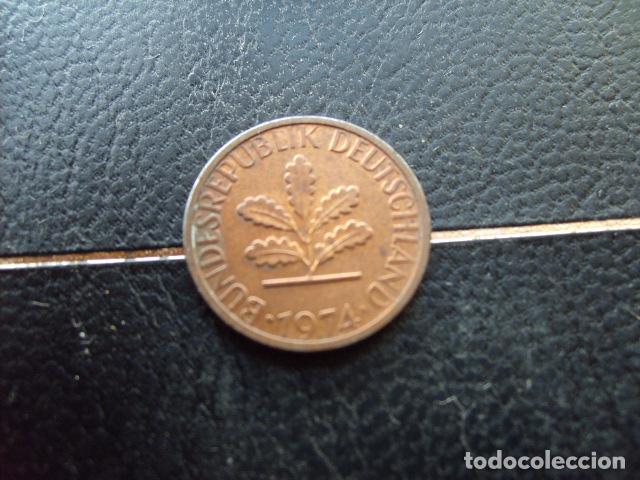 Monedas antiguas de Europa: ALEMANIA ( REP. FEDERAL ) 1 PFENNIG 1974 G