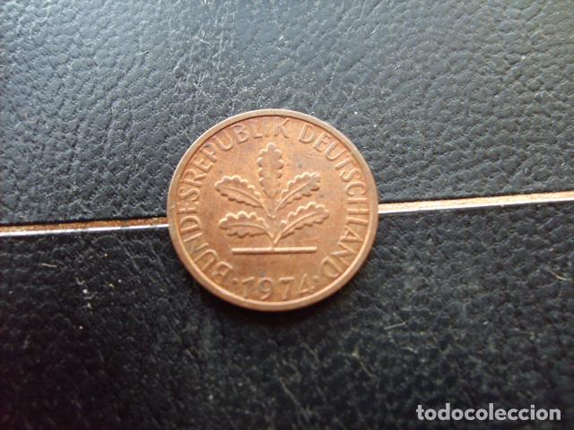 Monedas antiguas de Europa: ALEMANIA ( REP. FEDERAL ) 1 PFENNIG 1974 J