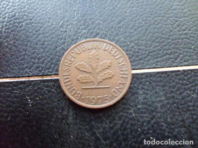 Monedas antiguas de Europa: ALEMANIA ( REP. FEDERAL ) 1 PFENNIG 1975 G