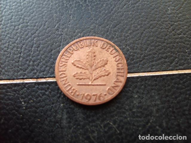 Monedas antiguas de Europa: ALEMANIA ( REP. FEDERAL ) 1 PFENNIG 1976 J
