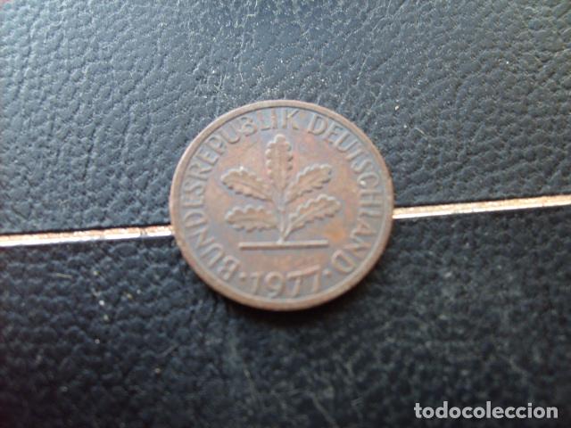 Monedas antiguas de Europa: ALEMANIA ( REP. FEDERAL ) 1 PFENNIG 1977 J