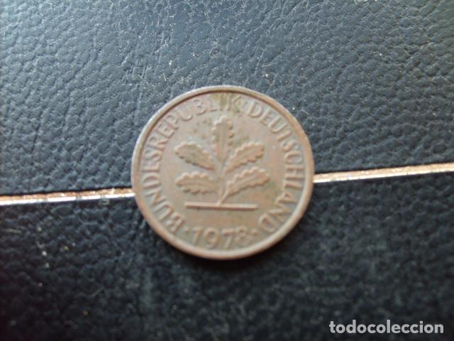 Monedas antiguas de Europa: ALEMANIA ( REP. FEDERAL ) 1 PFENNIG 1978 D