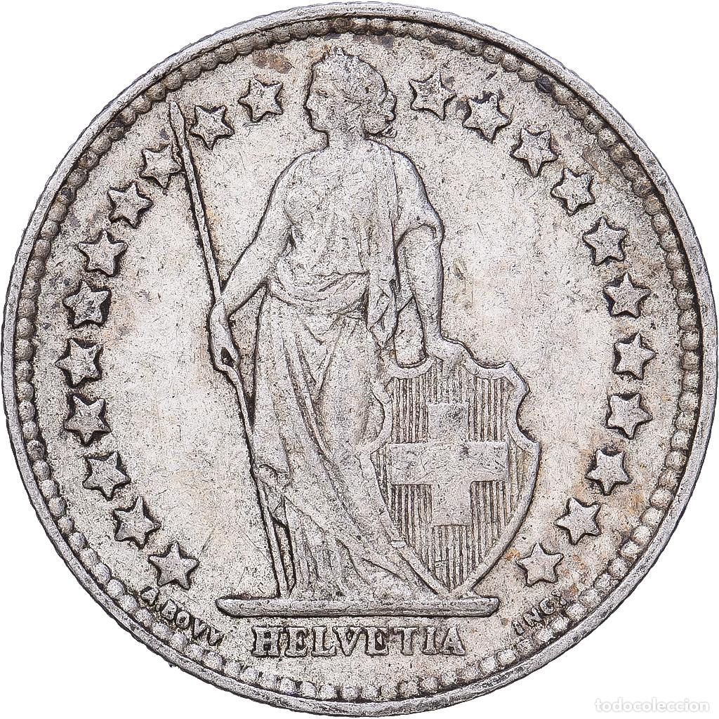 Monedas antiguas de Europa: [#1167982] Moneda, Suiza, 1/2 Franc, 1920, Bern, MBC, Plata, KM:23