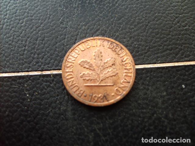 Monedas antiguas de Europa: ALEMANIA ( REP. FEDERAL ) 1 PFENNIG 1981 D