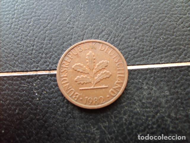 Monedas antiguas de Europa: ALEMANIA ( REP. FEDERAL ) 1 PFENNIG 1982 J