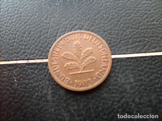 Monedas antiguas de Europa: ALEMANIA ( REP. FEDERAL ) 1 PFENNIG 1983 F