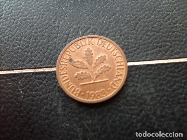 Monedas antiguas de Europa: ALEMANIA ( REP. FEDERAL ) 1 PFENNIG 1983 J