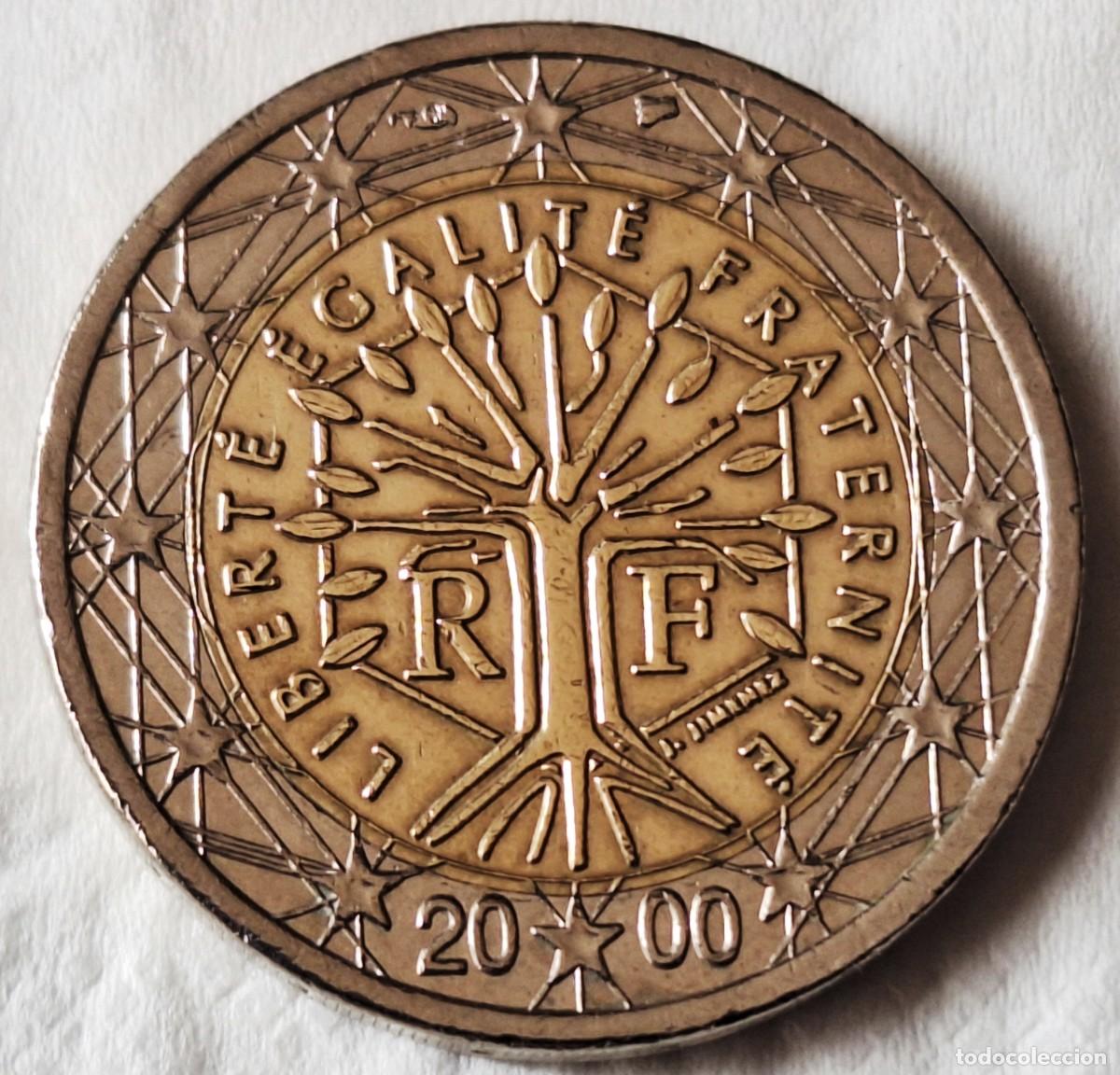 Monedas antiguas de Europa: FRANCIA - MONEDA DE 2 EUROS DEL A&Ntilde;O 2000 - BIEN CONSERVADA