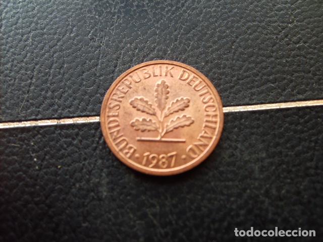 Monedas antiguas de Europa: ALEMANIA ( REP. FEDERAL ) 1 PFENNIG 1987 D