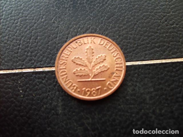 Monedas antiguas de Europa: ALEMANIA ( REP. FEDERAL ) 1 PFENNIG 1987 F