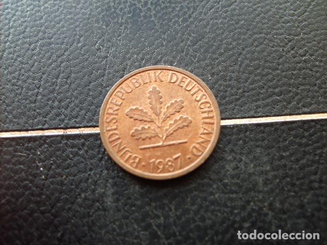 Monedas antiguas de Europa: ALEMANIA ( REP. FEDERAL ) 1 PFENNIG 1987 G