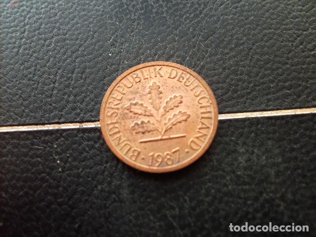 Monedas antiguas de Europa: ALEMANIA ( REP. FEDERAL ) 1 PFENNIG 1987 J
