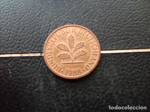 Monedas antiguas de Europa: ALEMANIA ( REP. FEDERAL ) 1 PFENNIG 1988 D