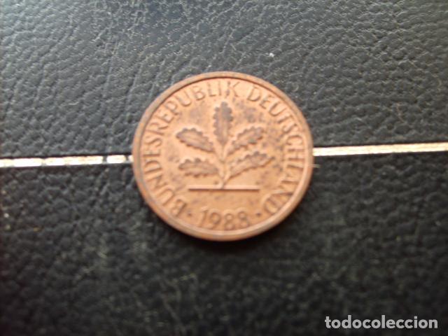 Monedas antiguas de Europa: ALEMANIA ( REP. FEDERAL ) 1 PFENNIG 1988 F
