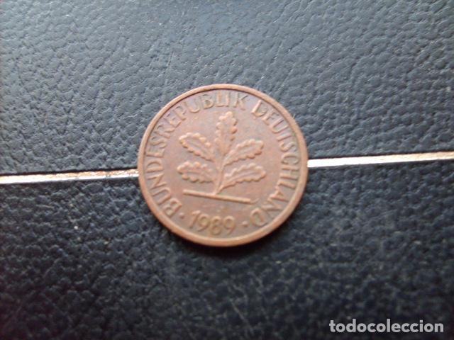 Monedas antiguas de Europa: ALEMANIA ( REP. FEDERAL ) 1 PFENNIG 1989 G