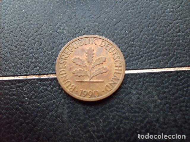 Monedas antiguas de Europa: ALEMANIA ( REP. FEDERAL ) 1 PFENNIG 1990 F