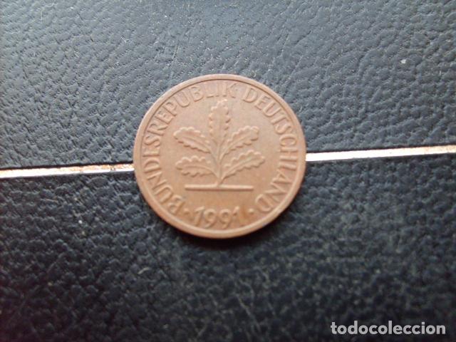 Monedas antiguas de Europa: ALEMANIA ( REP. FEDERAL ) 1 PFENNIG 1991 G