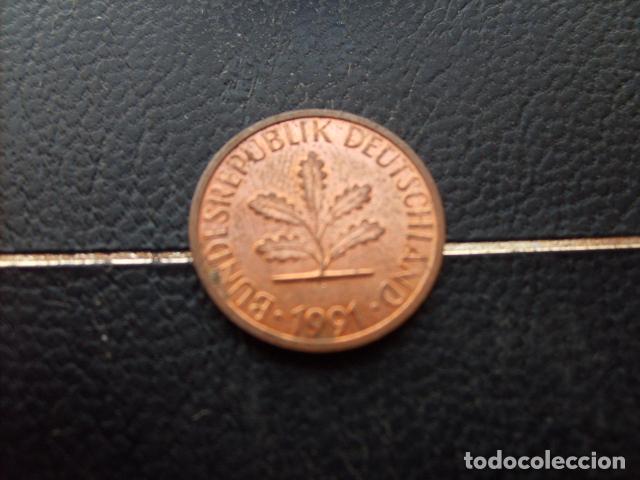 Monedas antiguas de Europa: ALEMANIA ( REP. FEDERAL ) 1 PFENNIG 1991 J