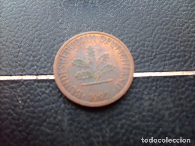 Monedas antiguas de Europa: ALEMANIA ( REP. FEDERAL ) 1 PFENNIG 1992 J
