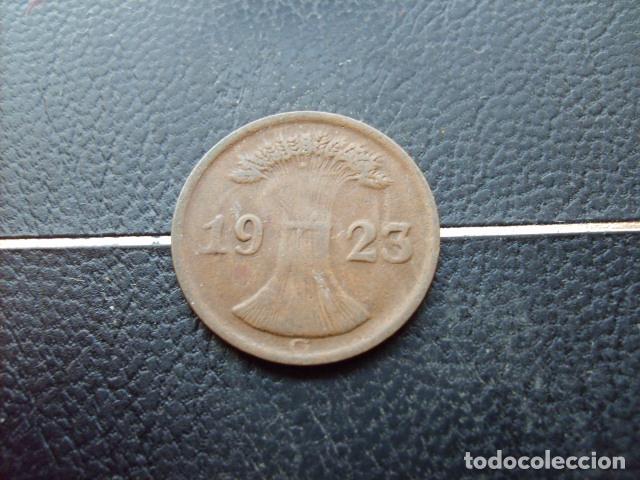 Monedas antiguas de Europa: ALEMANIA ( REP. DE WEIMAR ) 2 RENTENPFENNIG 1923 G