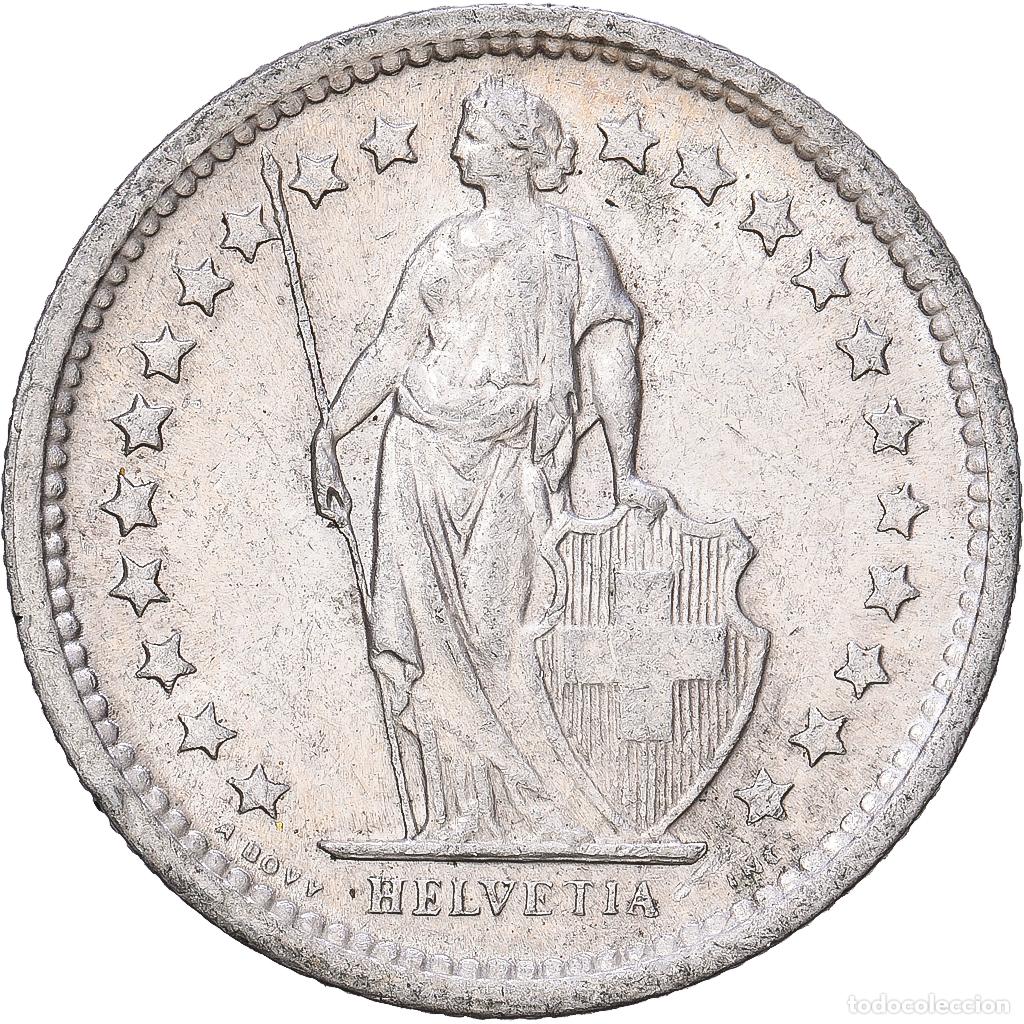 Monedas antiguas de Europa: [#1167985] Suiza, 1/2 Franc, 1967, Bern, Plata, EBC+, KM:23