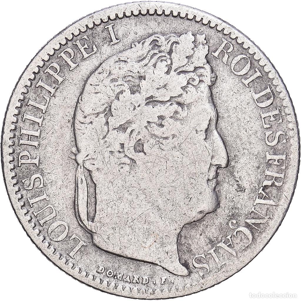 Monedas antiguas de Europa: [#1167988] Francia, Louis Philippe I, 50 Centimes, 1847, Paris, Plata, BC+, Gadoury:410
