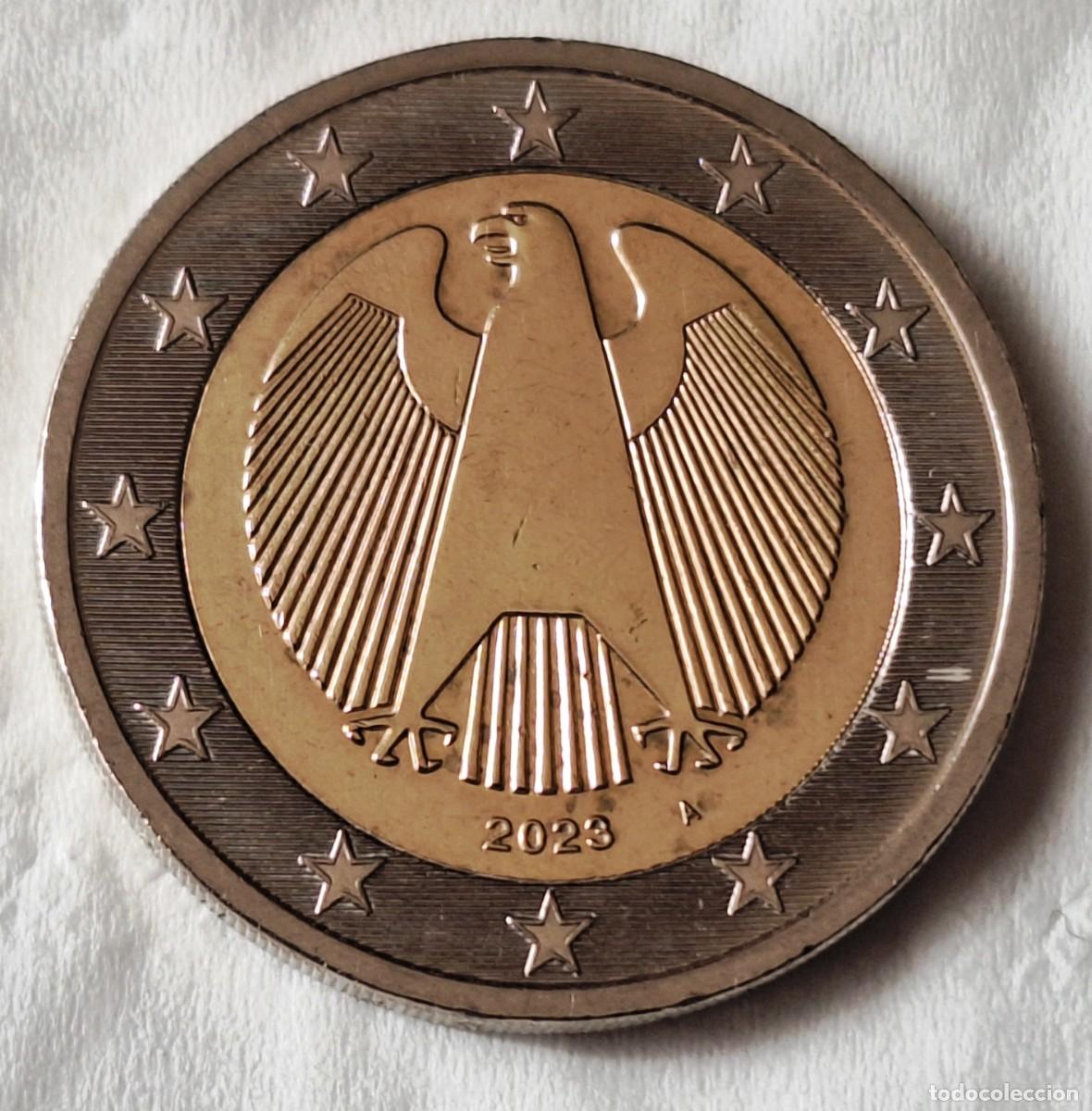 Monedas antiguas de Europa: ALEMANIA - MONEDA DE 2 EUROS DEL A&Ntilde;O 2023 CECA &rdquo; A &rdquo; - BIEN CONSERVADA