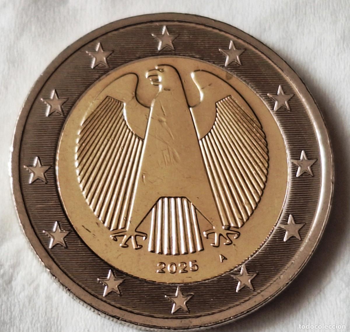 Monedas antiguas de Europa: ALEMANIA - MONEDA DE 2 DE EUROS DEL A&Ntilde;O 2025 CECA &rdquo; A &rdquo; - BIEN CONSERVADA