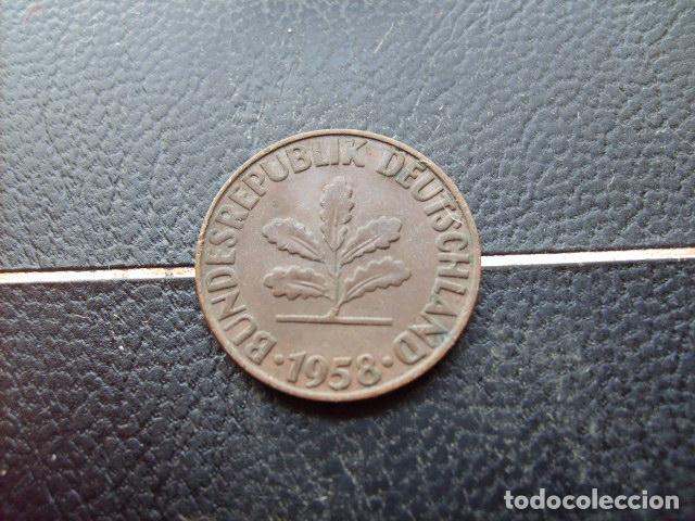 Monedas antiguas de Europa: ALEMANIA ( REP. FEDERAL ) 2 PFENNIG 1958 G