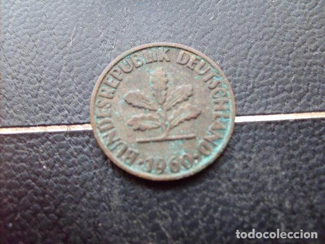 Monedas antiguas de Europa: ALEMANIA ( REP. FEDERAL ) 2 PFENNIG 1960 D