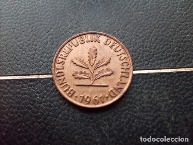 Monedas antiguas de Europa: ALEMANIA ( REP. FEDERAL ) 2 PFENNIG 1961 D