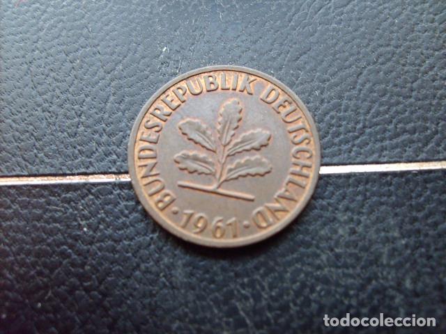 Monedas antiguas de Europa: ALEMANIA ( REP. FEDERAL ) 2 PFENNIG 1961 F