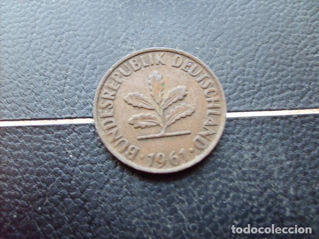 Monedas antiguas de Europa: ALEMANIA ( REP. FEDERAL ) 2 PFENNIG 1961 G