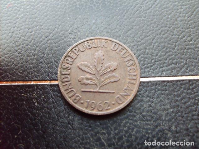 Monedas antiguas de Europa: ALEMANIA ( REP. FEDERAL ) 2 PFENNIG 1962 D