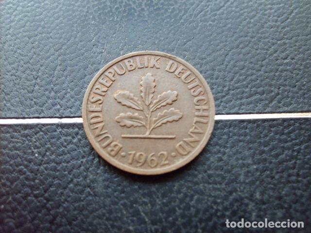 Monedas antiguas de Europa: ALEMANIA ( REP. FEDERAL ) 2 PFENNIG 1962 F