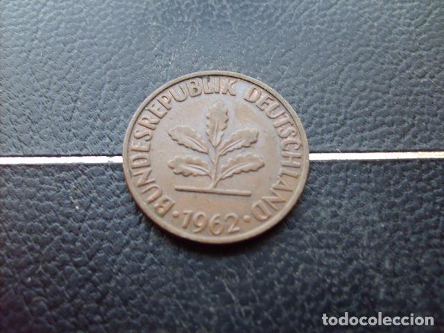 Monedas antiguas de Europa: ALEMANIA ( REP. FEDERAL ) 2 PFENNIG 1962 G