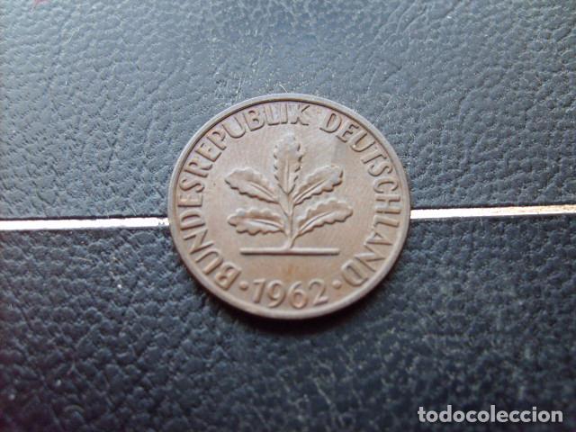 Monedas antiguas de Europa: ALEMANIA ( REP. FEDERAL ) 2 PFENNIG 1962 J