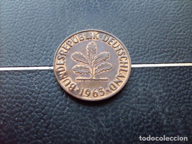 Monedas antiguas de Europa: ALEMANIA ( REP. FEDERAL ) 2 PFENNIG 1963 G
