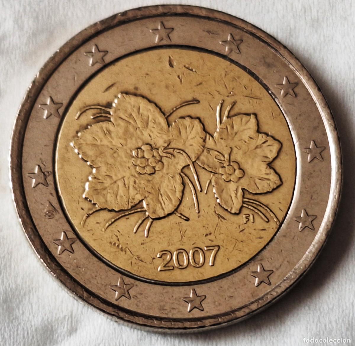 Monedas antiguas de Europa: FINLANDIA - MONEDA DE 2 EUROS DEL A&Ntilde;O 2007 - BIEN CONSERVADA