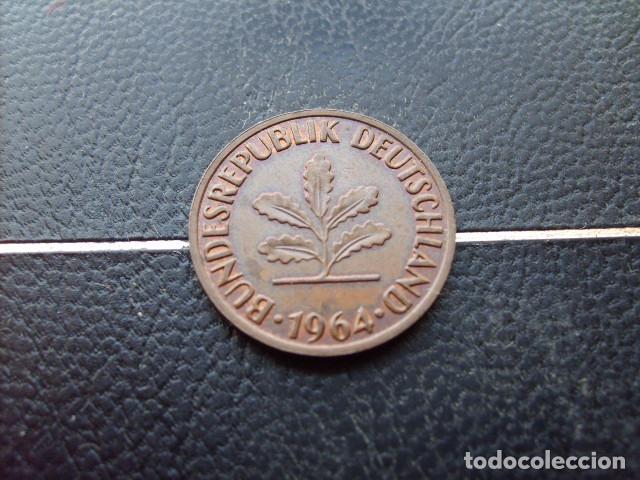 Monedas antiguas de Europa: ALEMANIA ( REP. FEDERAL ) 2 PFENNIG 1964 F
