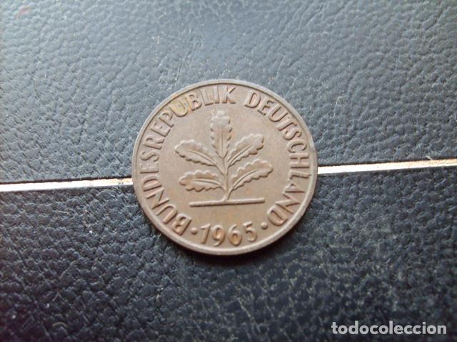 Monedas antiguas de Europa: ALEMANIA ( REP. FEDERAL ) 2 PFENNIG 1965 G