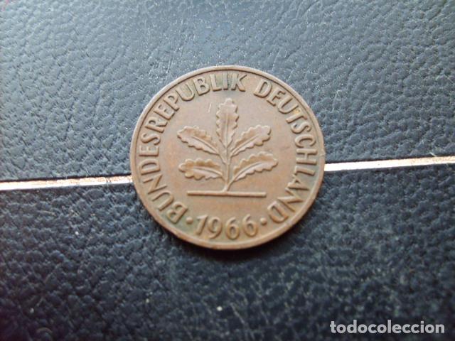 Monedas antiguas de Europa: ALEMANIA ( REP. FEDERAL ) 2 PFENNIG 1966 D