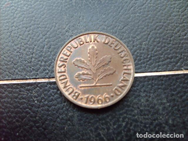 Monedas antiguas de Europa: ALEMANIA ( REP. FEDERAL ) 2 PFENNIG 1966 F