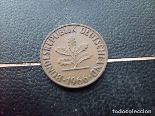 Monedas antiguas de Europa: ALEMANIA ( REP. FEDERAL ) 2 PFENNIG 1966 G