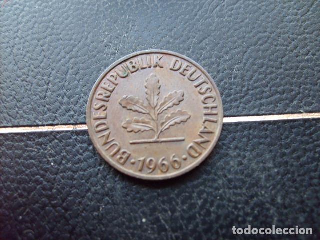Monedas antiguas de Europa: ALEMANIA ( REP. FEDERAL ) 2 PFENNIG 1966 J