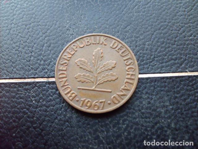 Monedas antiguas de Europa: ALEMANIA ( REP. FEDERAL ) 2 PFENNIG 1967 F