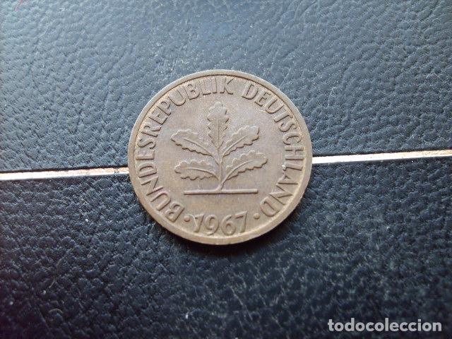 Monedas antiguas de Europa: ALEMANIA ( REP. FEDERAL ) 2 PFENNIG 1967 G